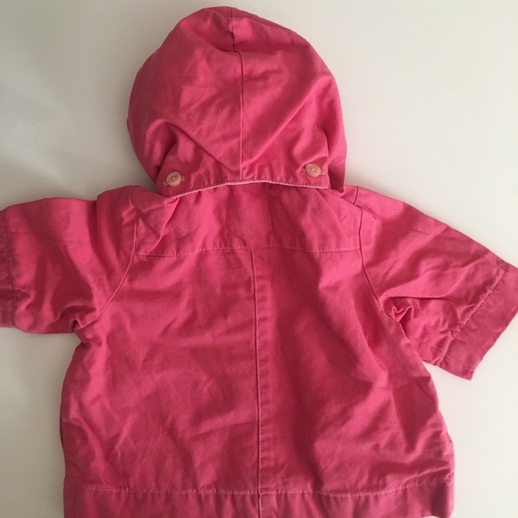 Baby Gap Hooded Canvas Utility Jacket newborn 0-3m - Picture 6 of 8